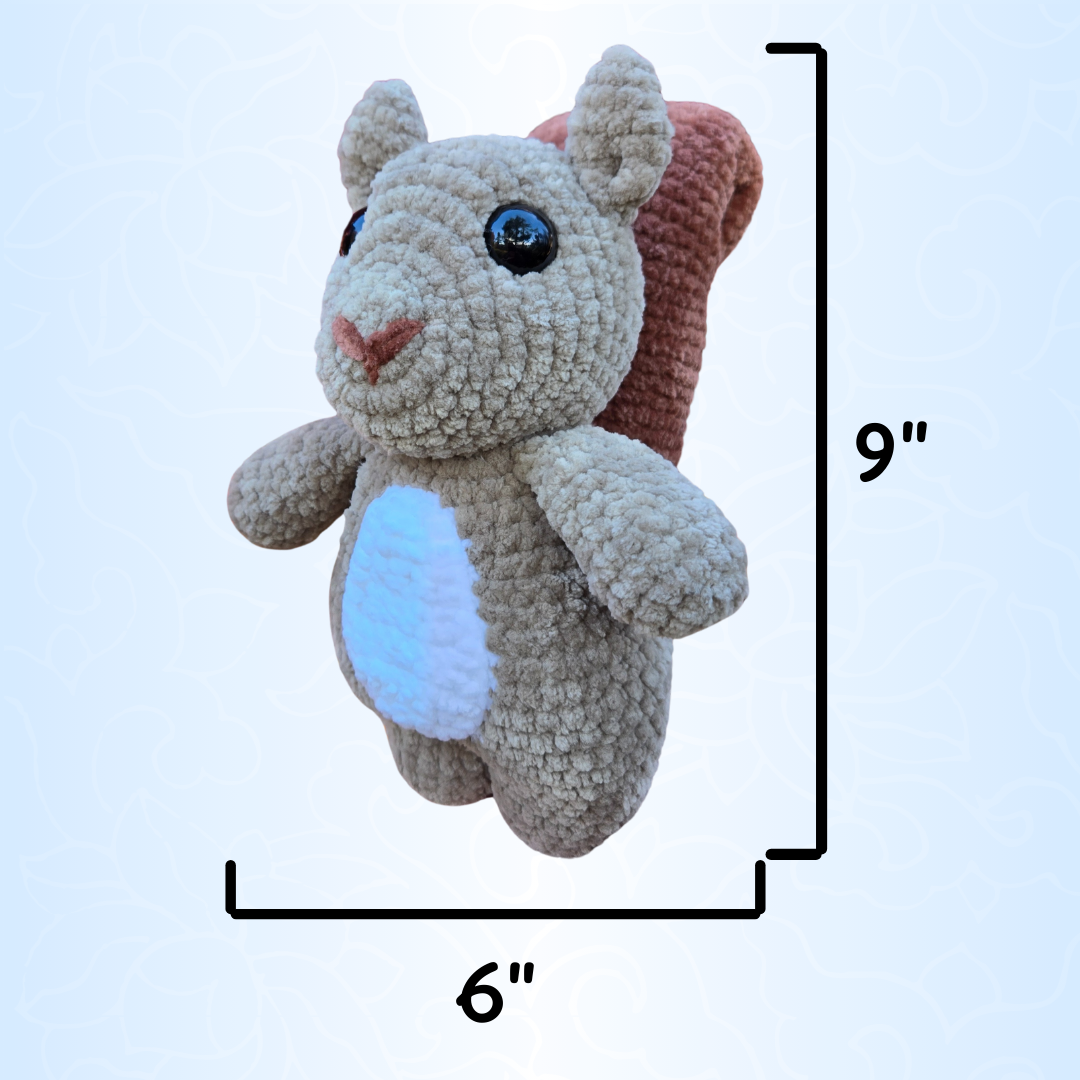 Squirrel Crochet Plushie