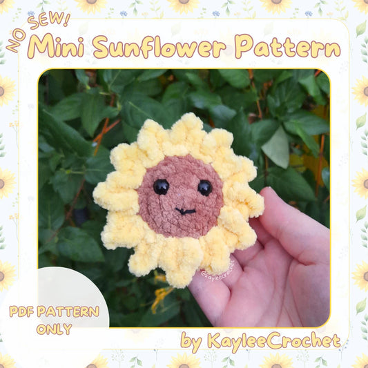 Mini Sunflower Crochet Pattern