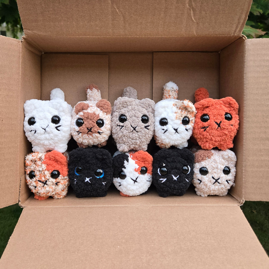 Custom Loaf Kitten Crochet Plushie