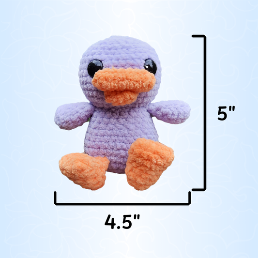 Duck Crochet Plushie (Purple) - Misfit Item
