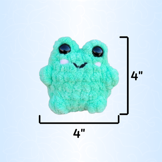 Chubby Frog Crochet Plushie