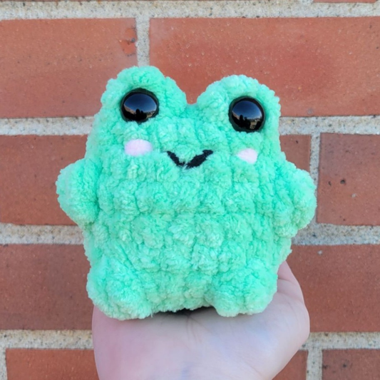Chubby Frog Crochet Plushie