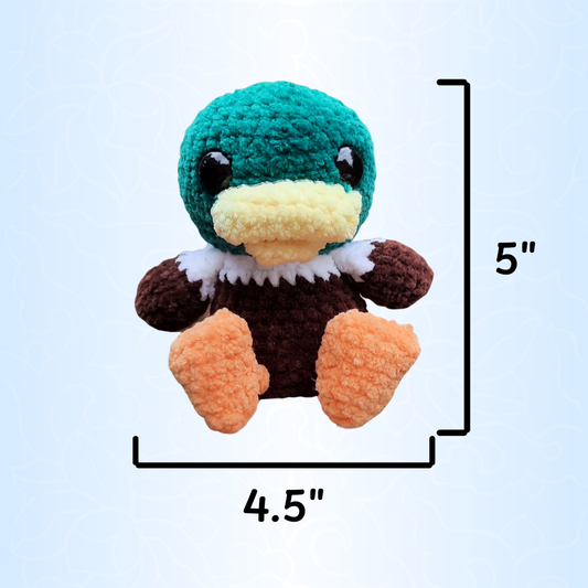 Duck Crochet Plushie (Mallard)