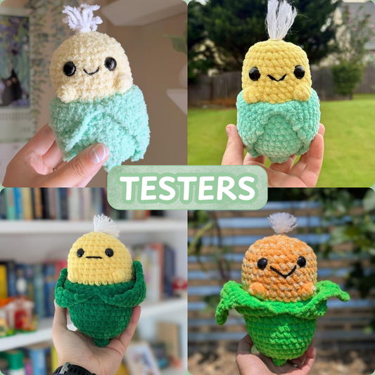 No-Sew Corn Crochet Pattern
