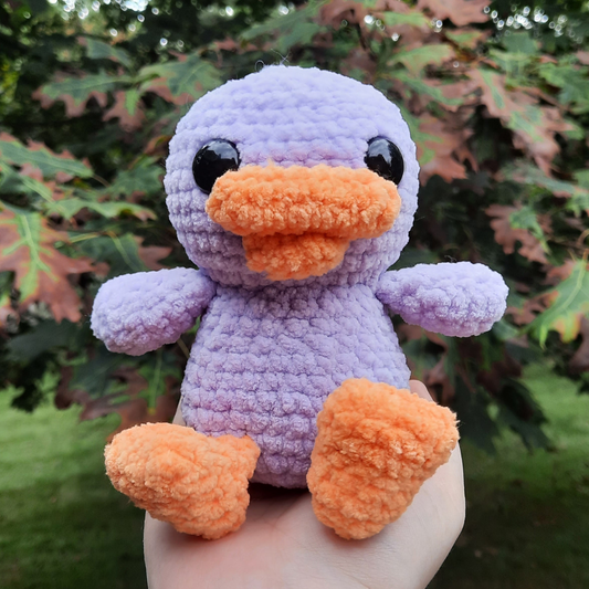 Duck Crochet Plushie (Purple) - Misfit Item