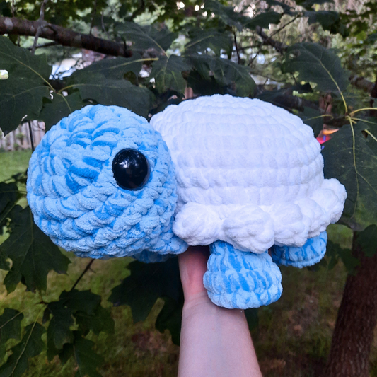 Jumbo Cloud Turtle Crochet Plushie - Misfit Item