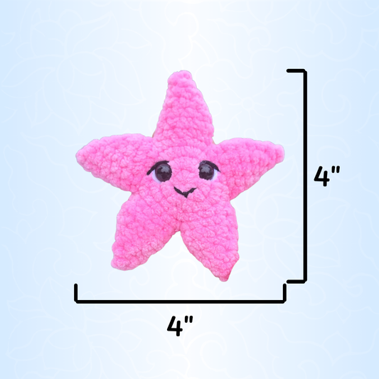 Starfish Crochet Plushie (Small Pink)