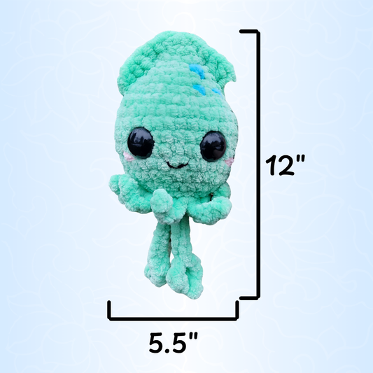 Squid Crochet Plushie (Large) - Misfit Item
