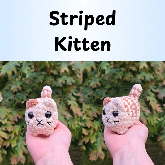 Custom Loaf Kitten Crochet Plushie