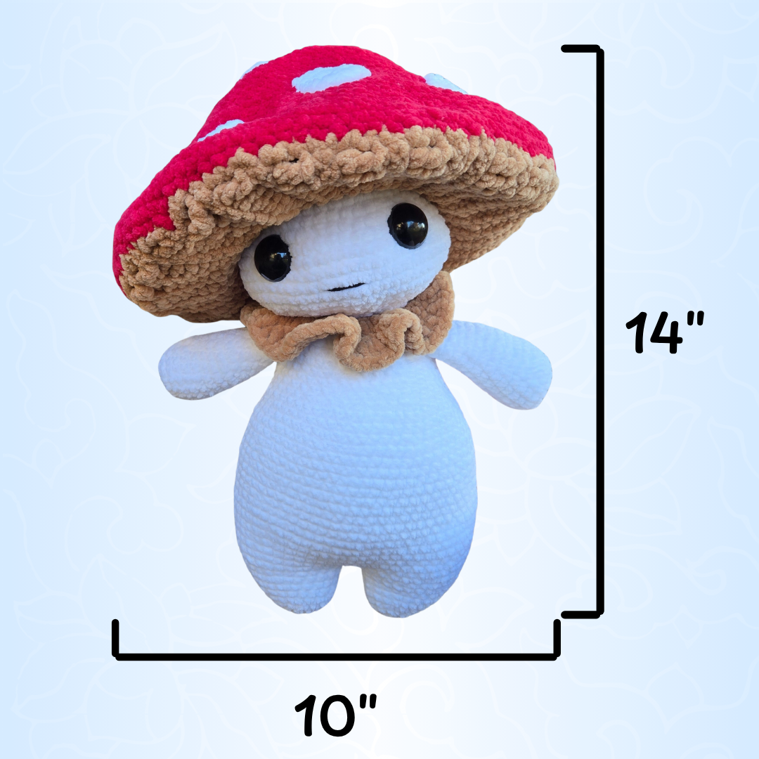 Giant Mushroom Guy Crochet Plushie