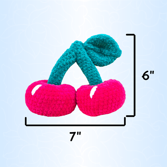 Cherry Crochet Plushie