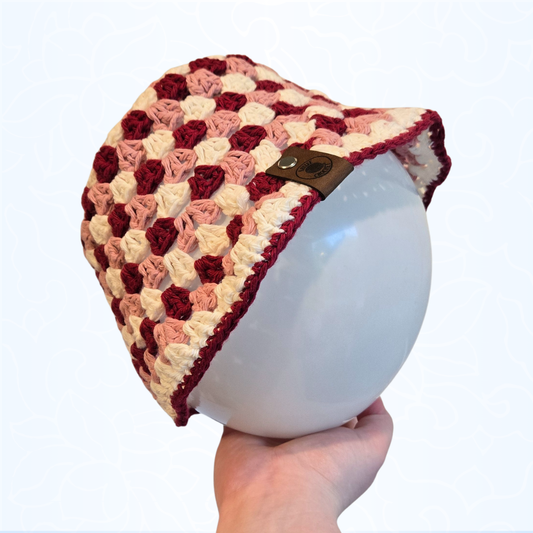 Strawberry Granny Stitch Bucket Hat
