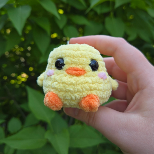 Baby Chick Crochet Plushie