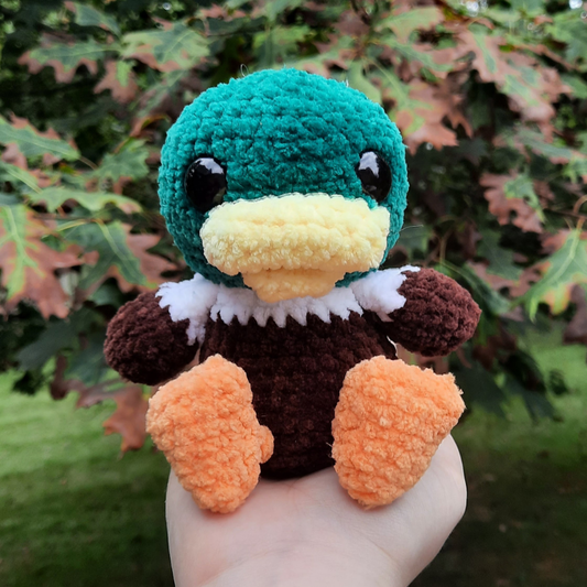 Duck Crochet Plushie (Mallard)