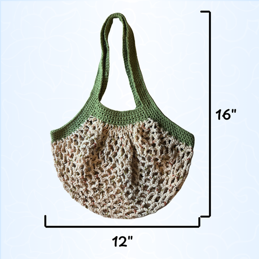 Rosemary/Oasis Mesh Market Bag
