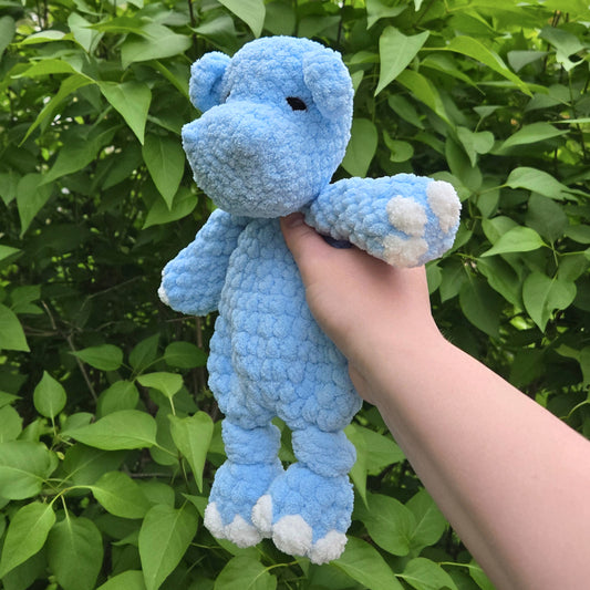 Hippo Crochet Snuggler