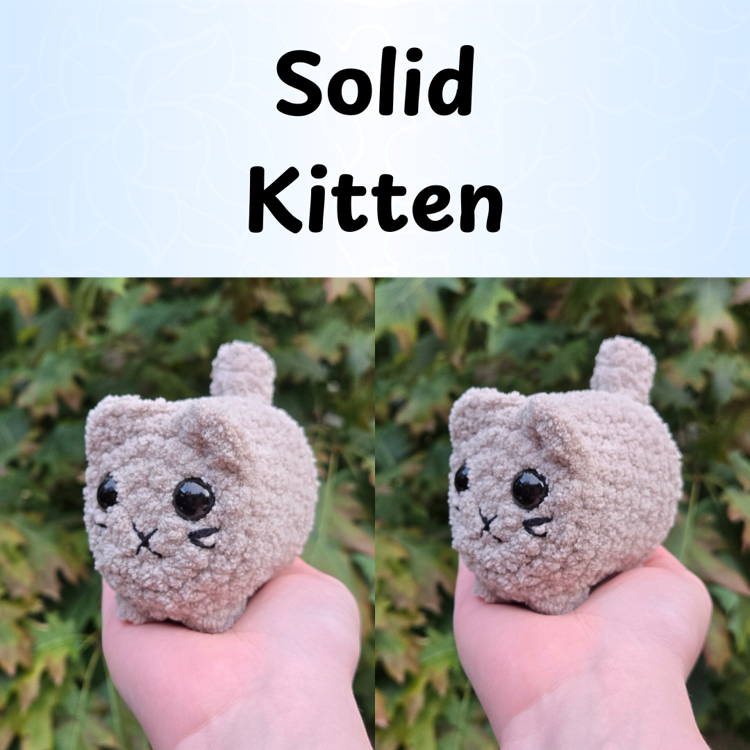 Custom Loaf Kitten Crochet Plushie