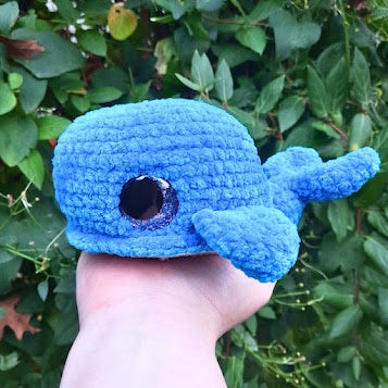 Blue Whale Crochet Plushie