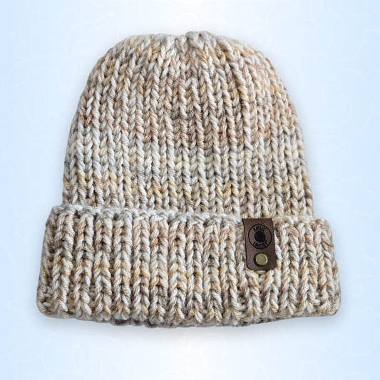 Neutral Chunky Knit Beanie
