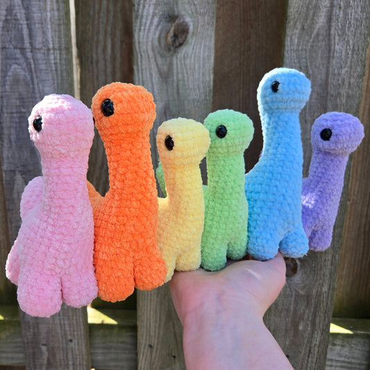 Brontosaurus Crochet Plushie