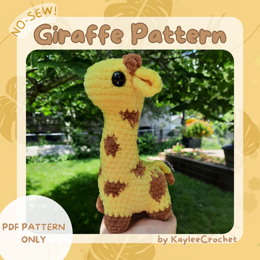 No-Sew Giraffe Crochet Pattern