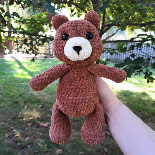 Brown Bear Crochet Plushie