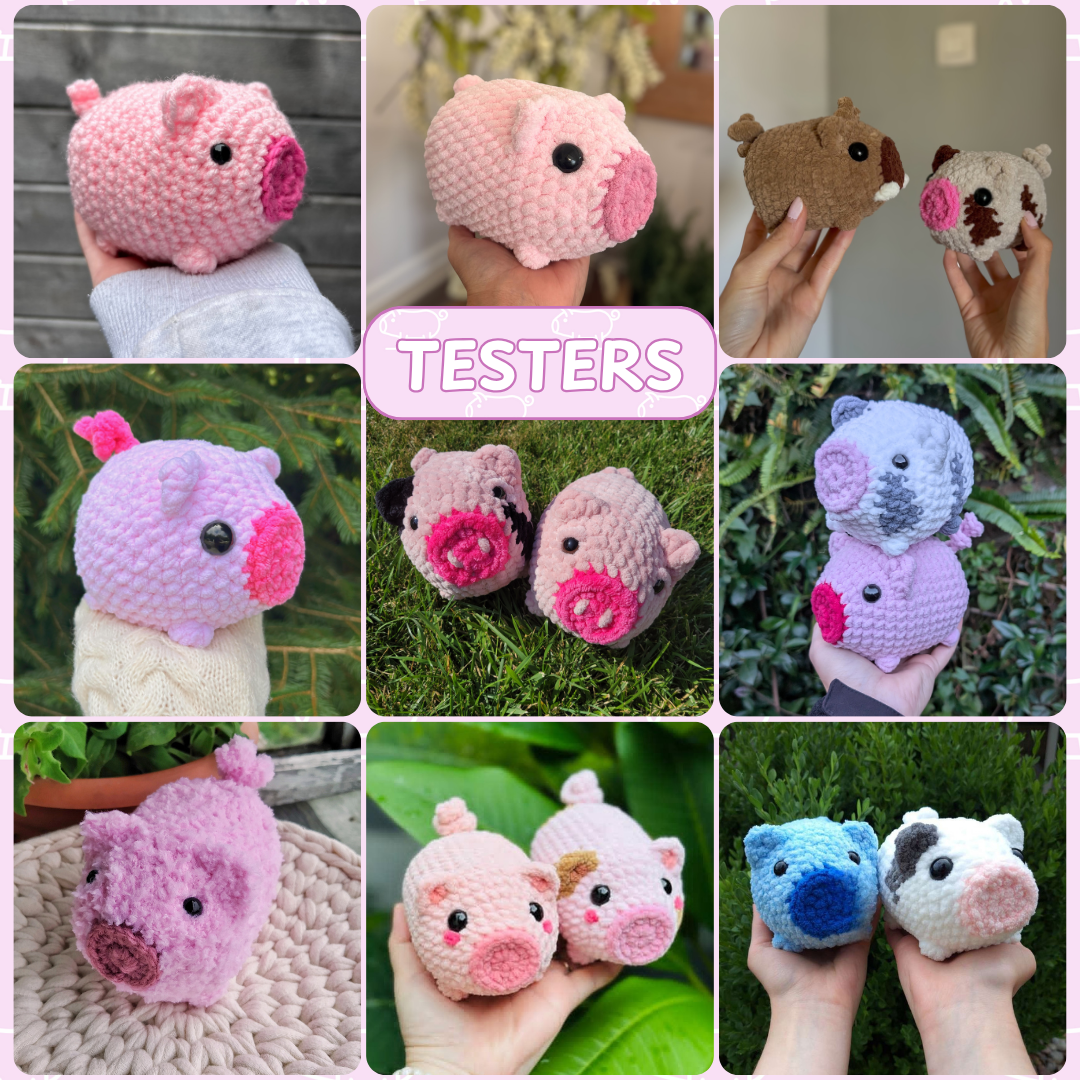 No-Sew Chubby Pig Crochet Pattern