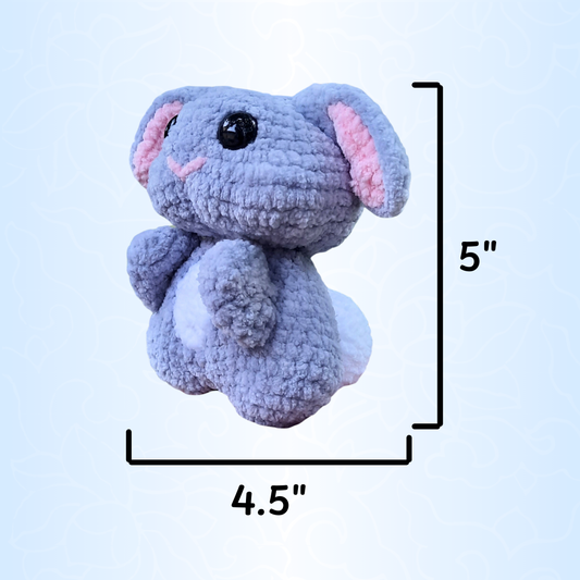 Chubby Bunny Crochet Plushie