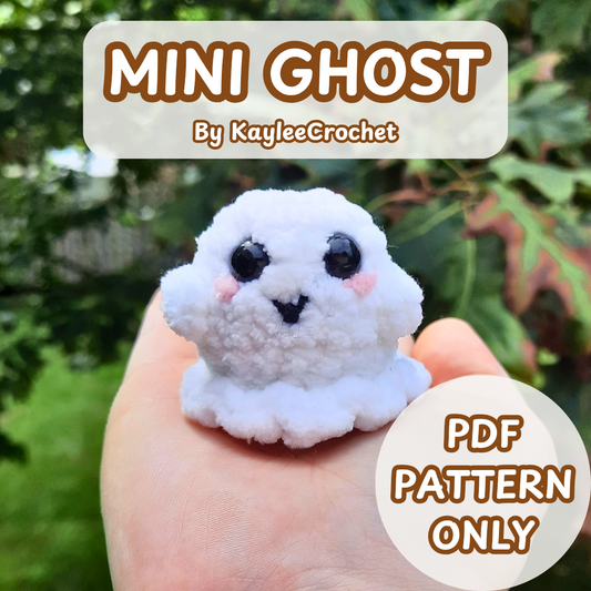 Mini Ghost Crochet Pattern