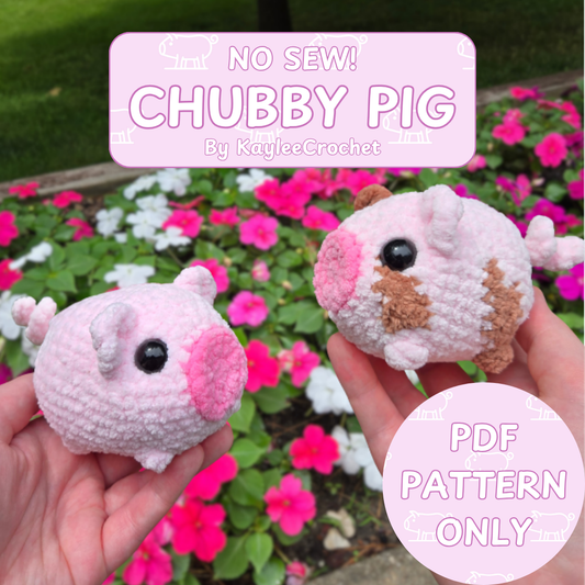 No-Sew Chubby Pig Crochet Pattern