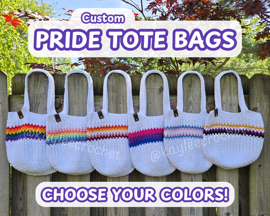 Pride Tote Bag - Choose your colors!