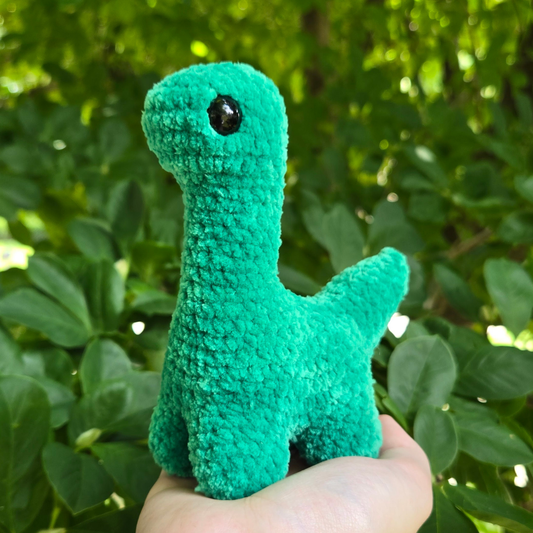 Brontosaurus Crochet Plushie - Made-to-Order