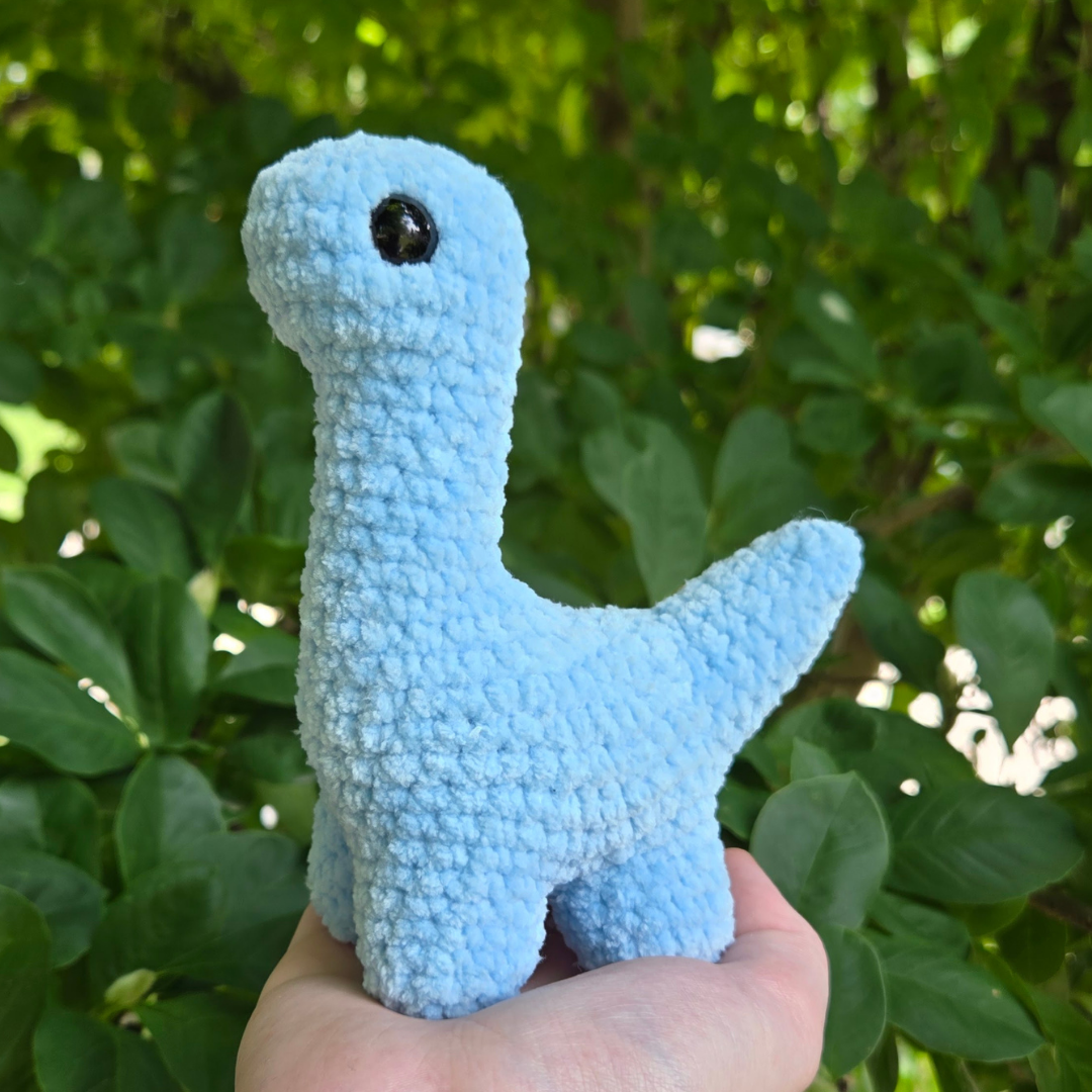 Brontosaurus Crochet Plushie - Made-to-Order