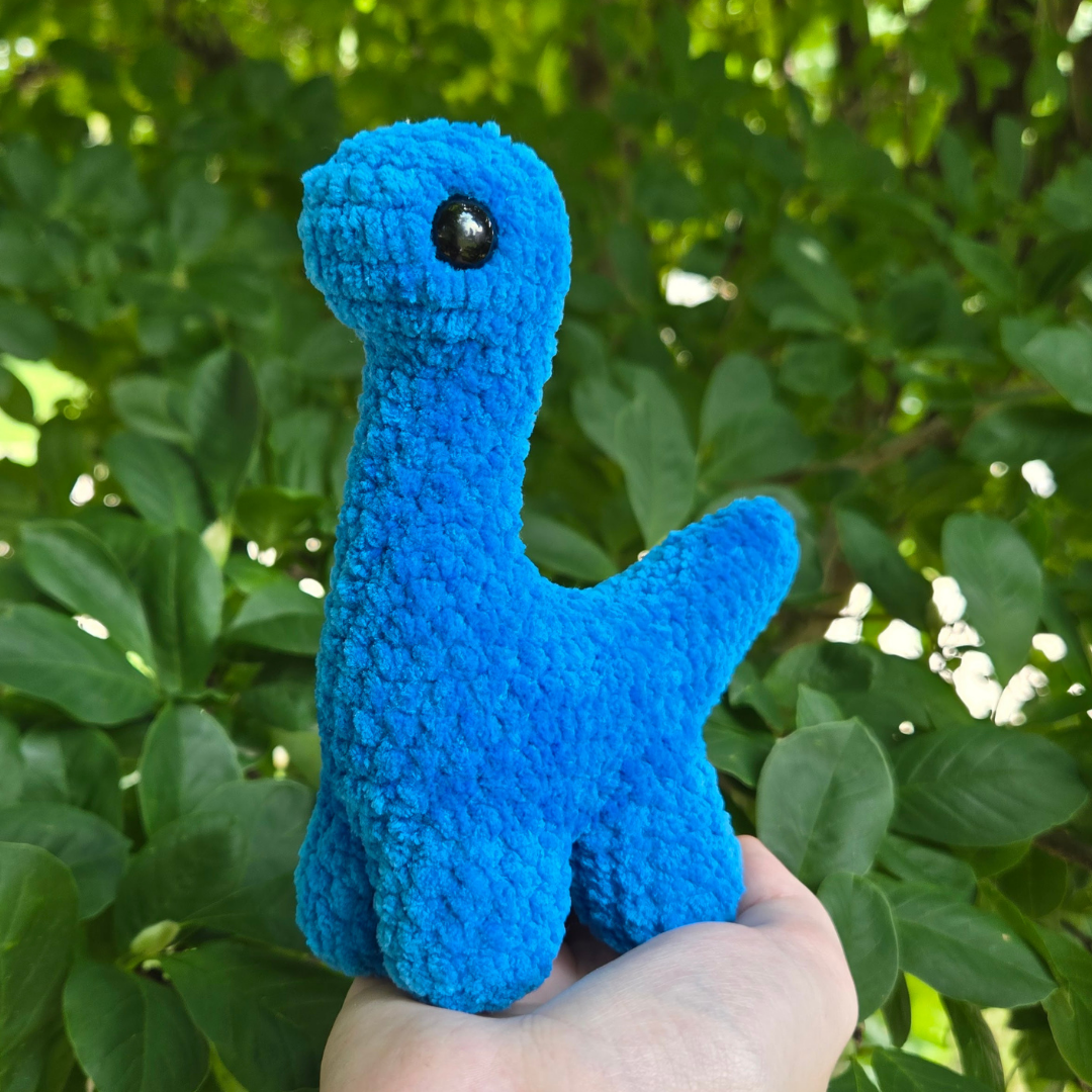 Brontosaurus Crochet Plushie - Made-to-Order