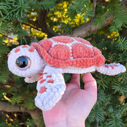 Sea Turtle Crochet Plushie (Brown)