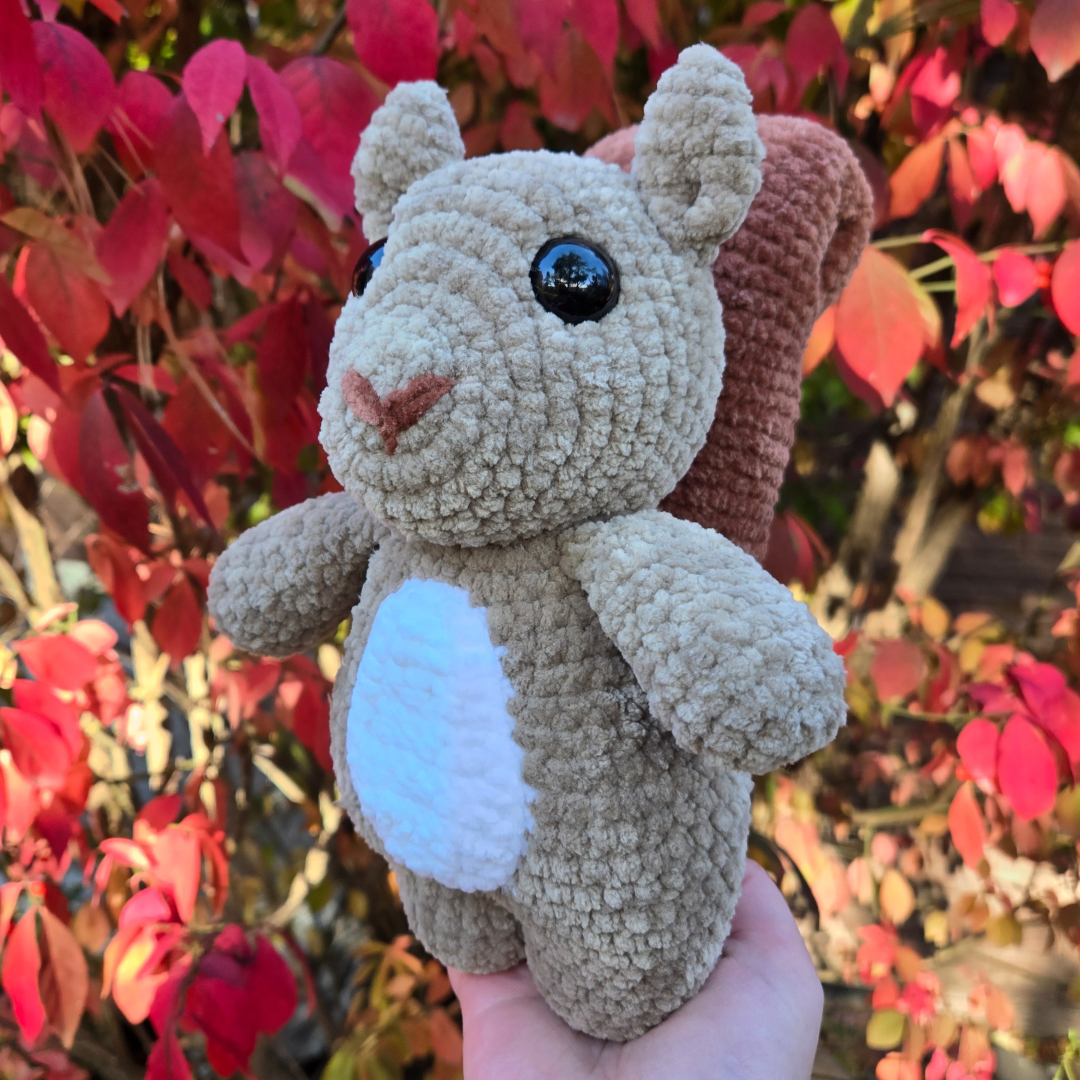 Squirrel Crochet Plushie