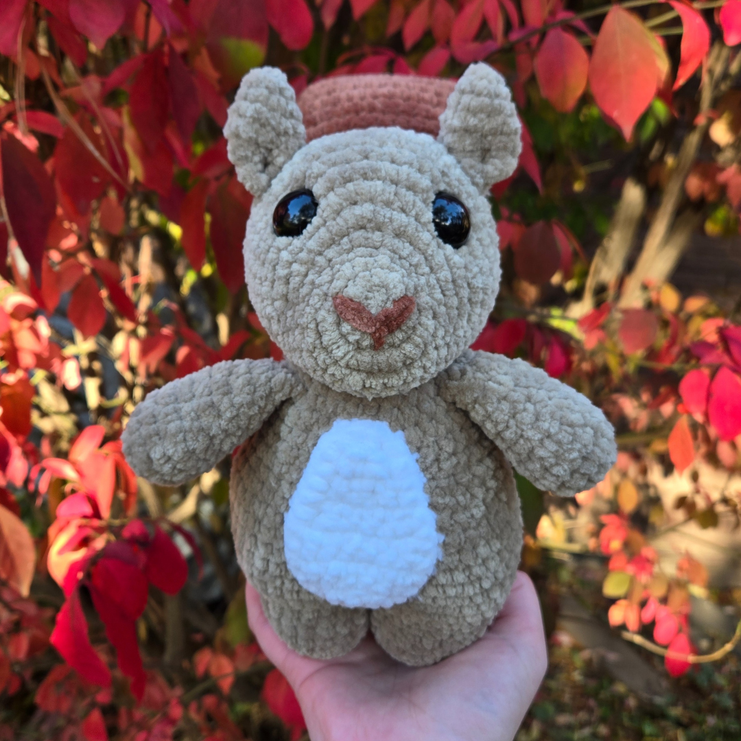 Squirrel Crochet Plushie