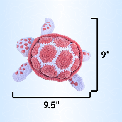 Sea Turtle Crochet Plushie (Brown)