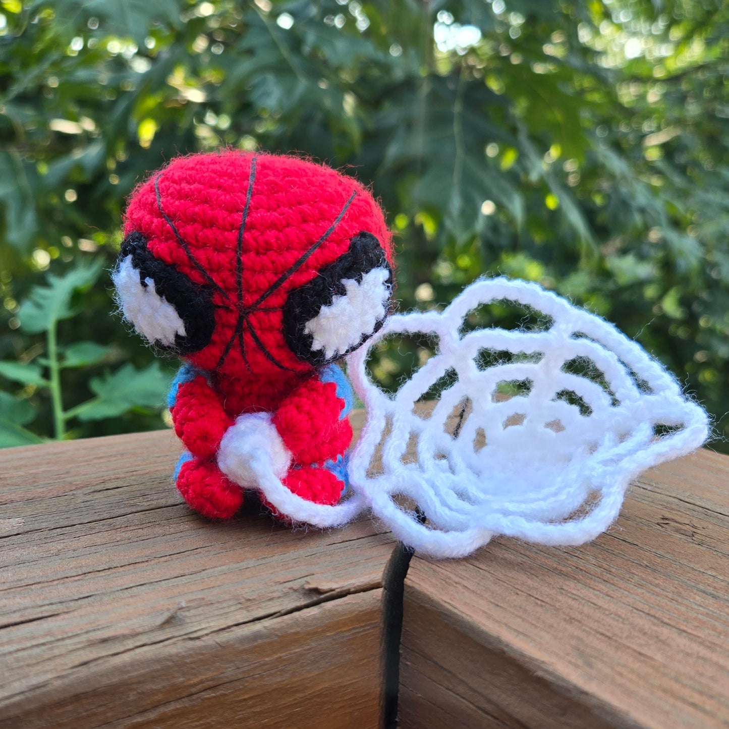 Hanging Spider-Guy Crochet Plushie (Made-to-Order)