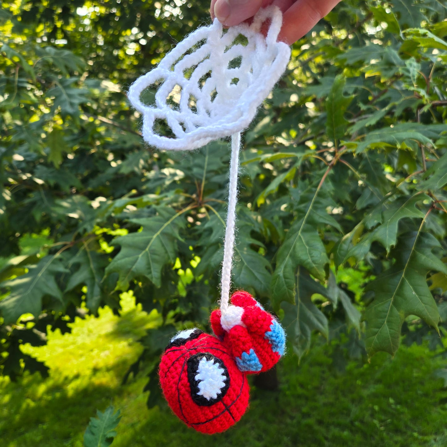 Hanging Spider-Guy Crochet Plushie (Made-to-Order)
