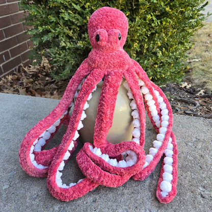 Anchor the Octopus Crochet Plushie (Color: Earthenware)