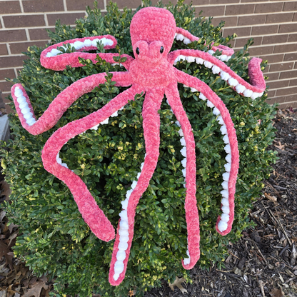 Anchor the Octopus Crochet Plushie (Color: Earthenware)
