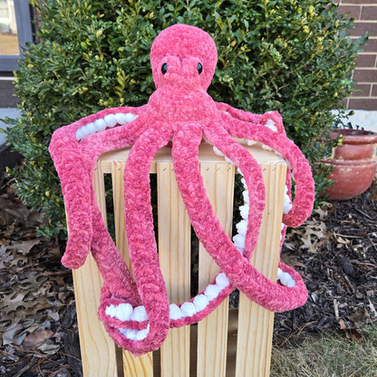 Anchor the Octopus Crochet Plushie (Color: Earthenware)