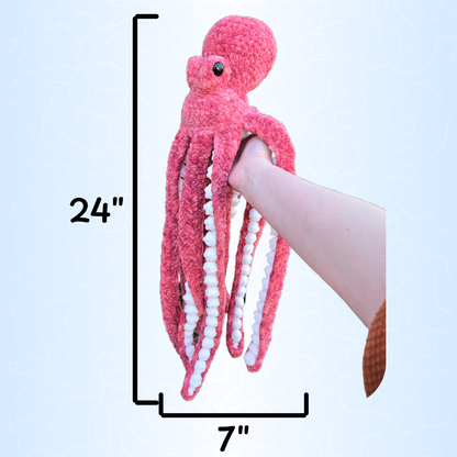 Anchor the Octopus Crochet Plushie (Color: Earthenware)