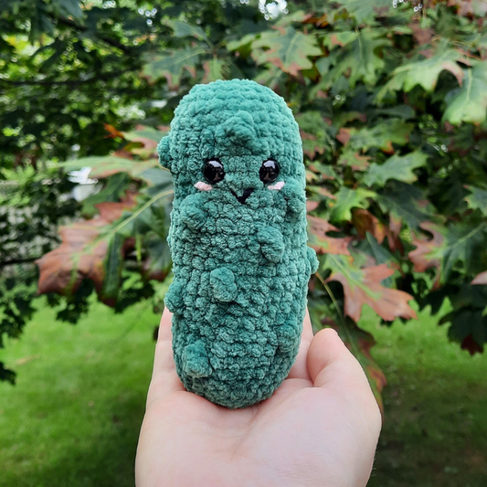 Pickle Crochet Plushie