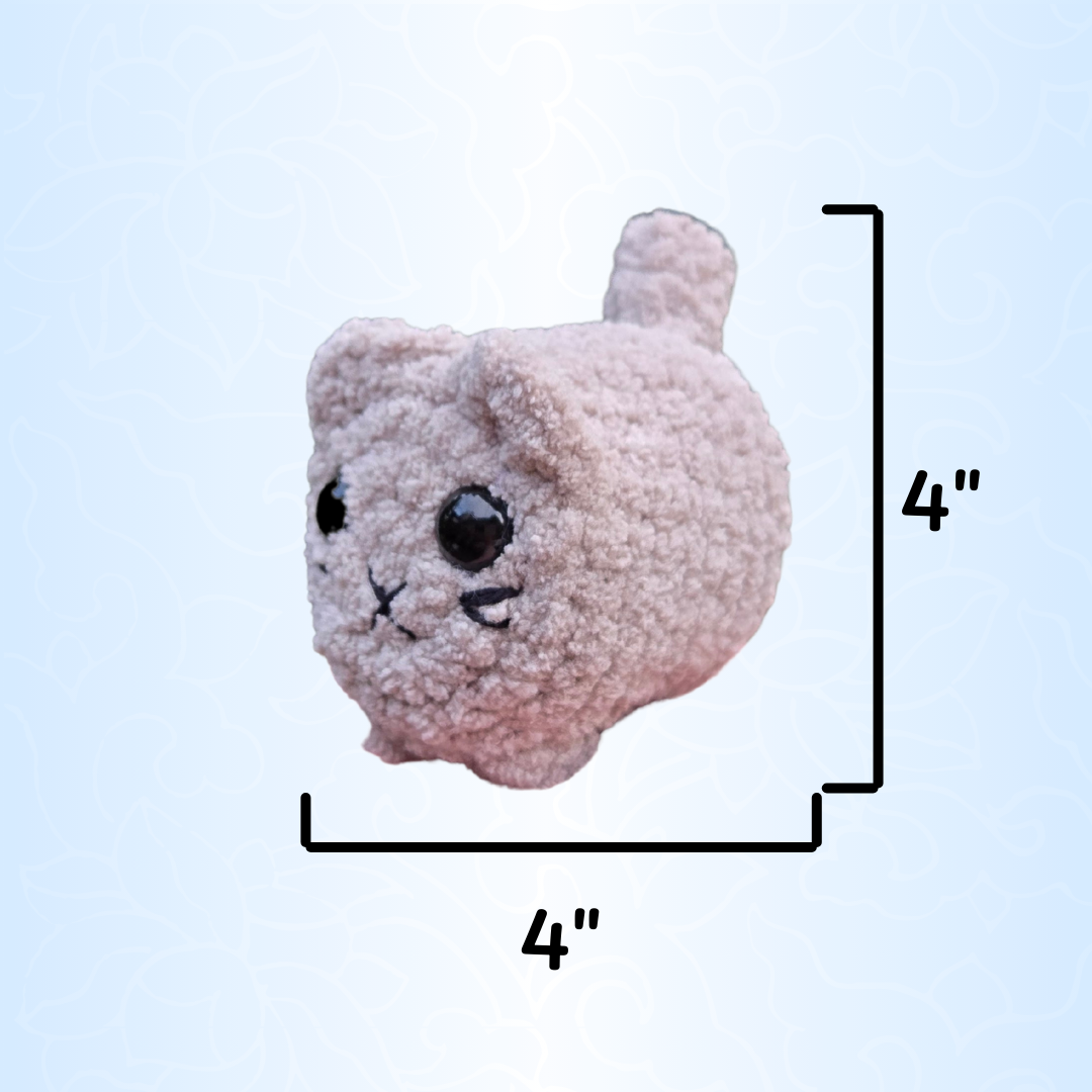 Custom Loaf Kitten Crochet Plushie