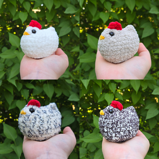 Mabel Chicken Crochet Plushie