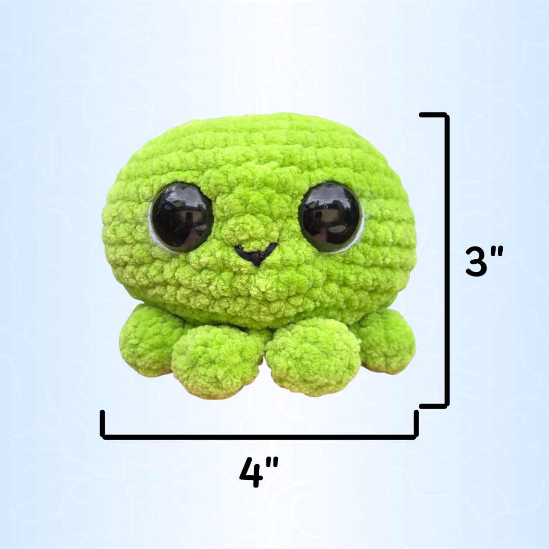 Octopus Crochet Plushie (Green)
