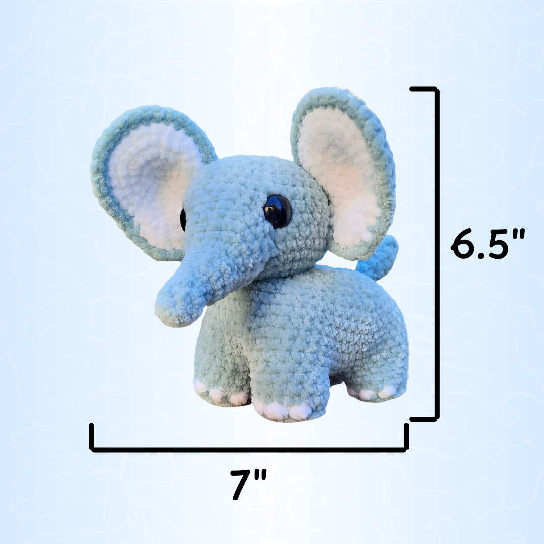 Elephant Crochet Plushie