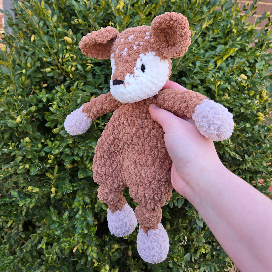 Fawn Crochet Snuggler